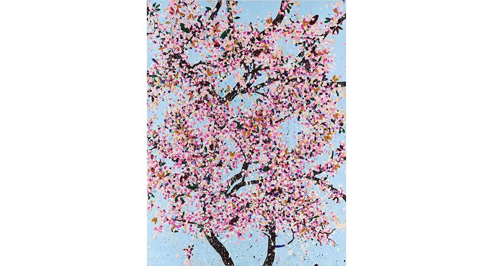 ダミアン・ハースト 桜（国立新美術館）｜美術手帖