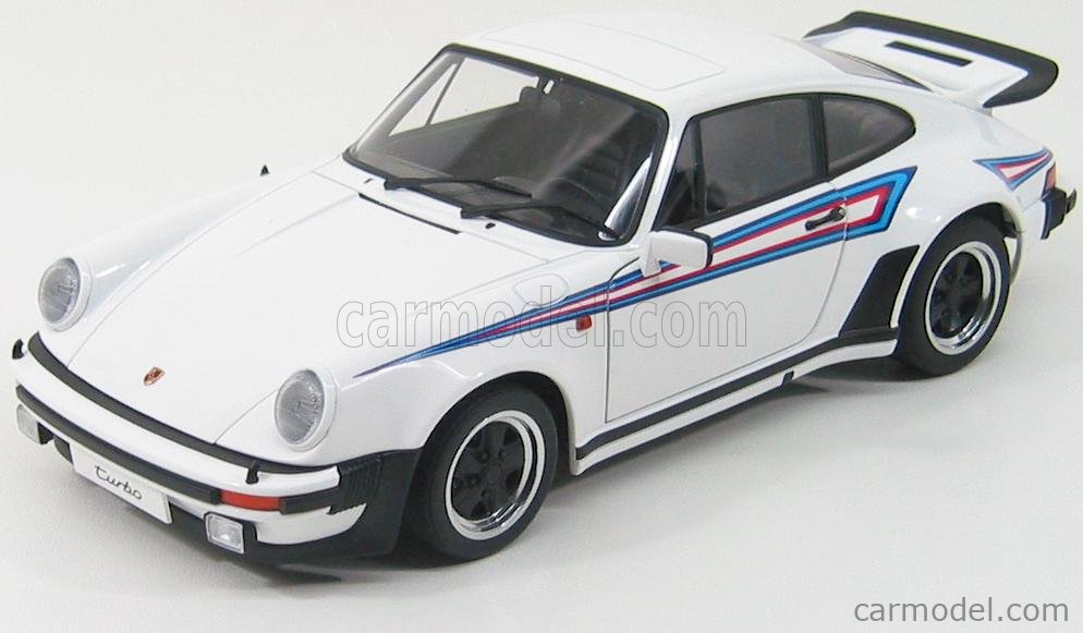 ポルシェ911ターボ オートアート ポルシェ 911 ターボ 3.3 930 黒 1:18