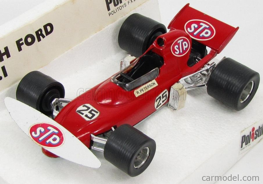 POLITOYS POLISTIL FX2 Echelle 1/25 | MARCH FORD F1 721 N 25 STP RED