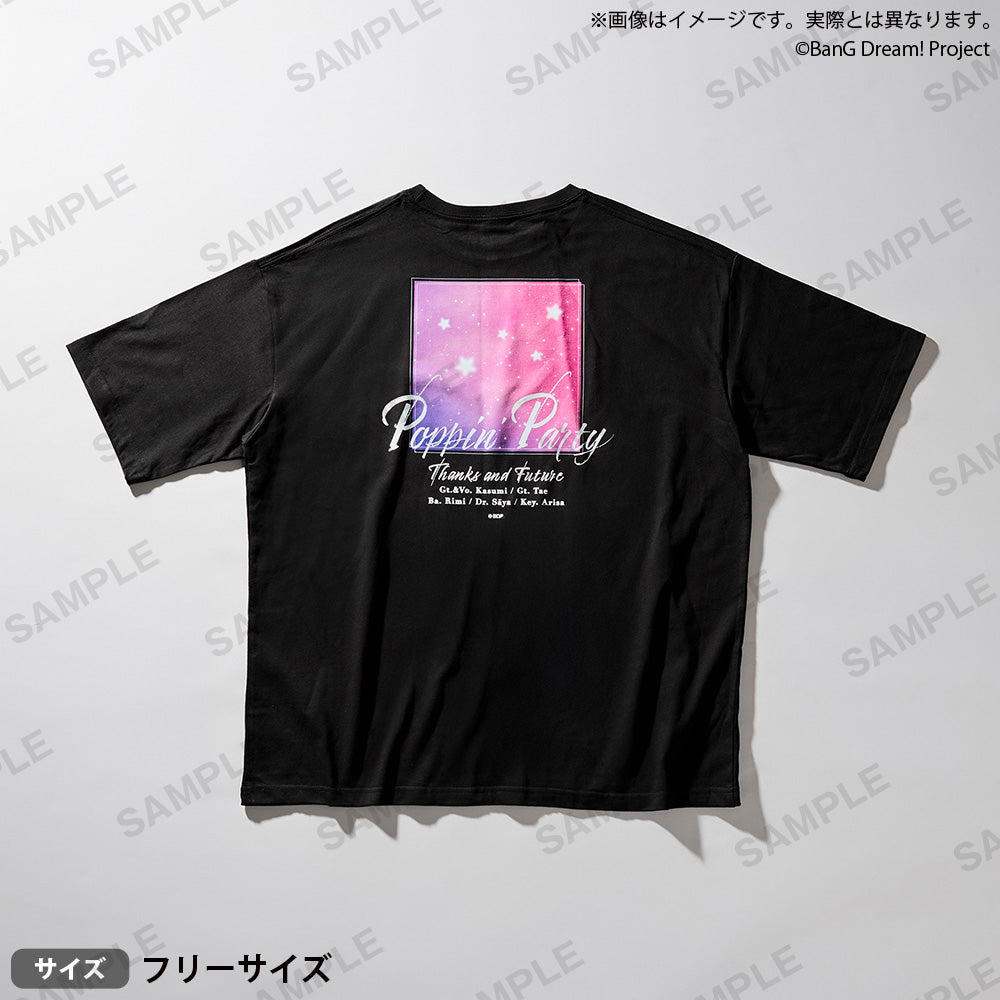 BanG Dream! ビッグシルエットTシャツ Poppin'Party 2025 Summer ver