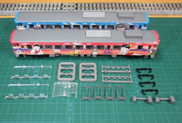 TOMIX JR キハ40-2000形鬼太郎列車・ねこ娘列車セット 入線: 仏間鉄道