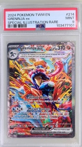 Greninja ex #214/167 Special Illustration Rare PSA 9 MINT (English)