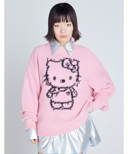 セール】/HELLO KITTY x little sunny bite/knit top（ニット/セーター