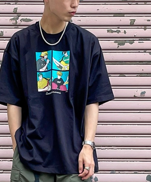BACK NUMBER（バックナンバー）の「【BACK NUMBER】イラストプリントT