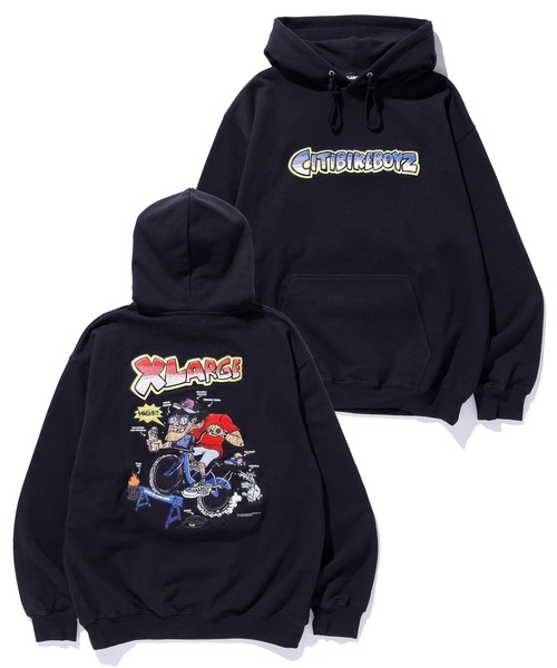セール】XLARGE×Citibikeboyz HOODED SWEATSHIRT（パーカー）｜XLARGE