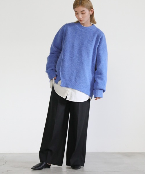 2022 AW フロントデザインニット（ニット/セーター）｜select MOCA