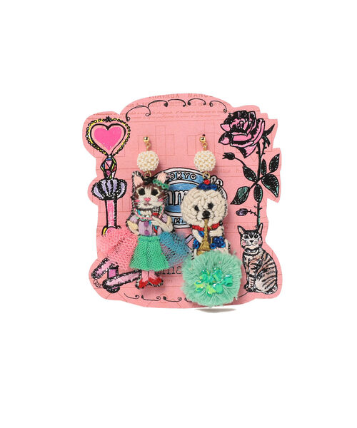 mmts（マミタス）の「tamaoworld × mmts / 別注 音楽隊ピアス（ピアス