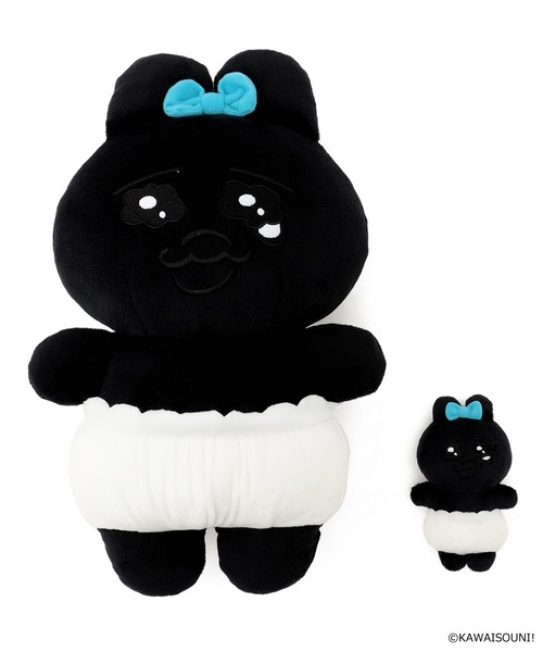 マスコットキーホルダー(BLACK) おぱんちゅうさぎ BLACK COLLECTION by