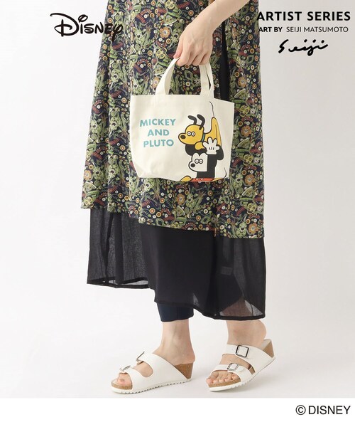 ワンズテラス限定】ディズニー マチ付きバッグ 松本セイジ（その他雑貨