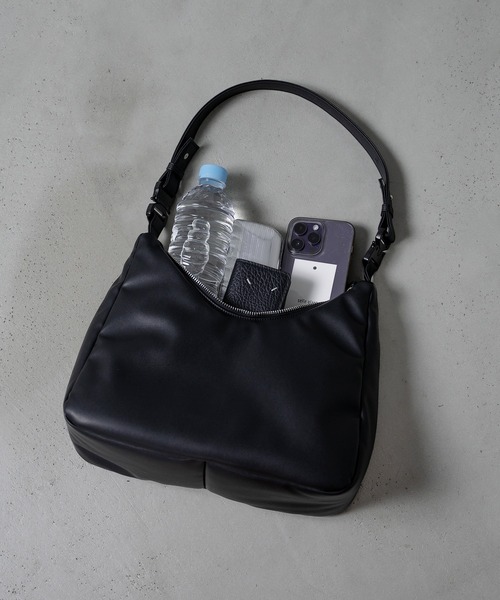 2WAY ONE HANDLE HALF MOON BAG/2WAYワンハンドルハーフムーンバッグ