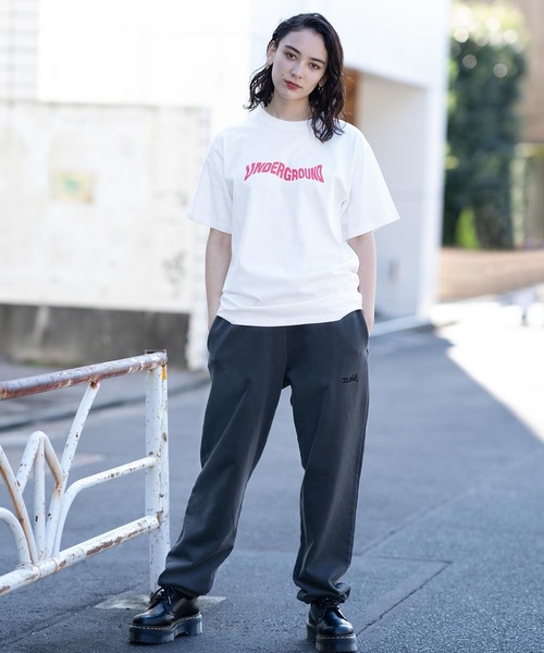 X-girl（エックスガール）の「PIGMENT DYED SWEAT PANTS（スウェット
