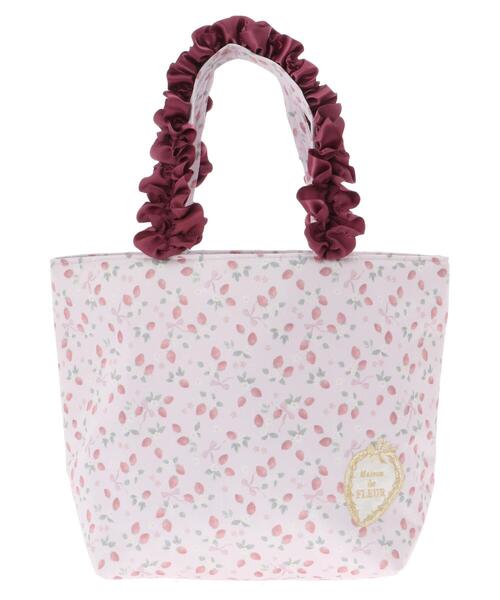 Maison de FLEUR（メゾンドフルール）の「イチゴアップリケフリル