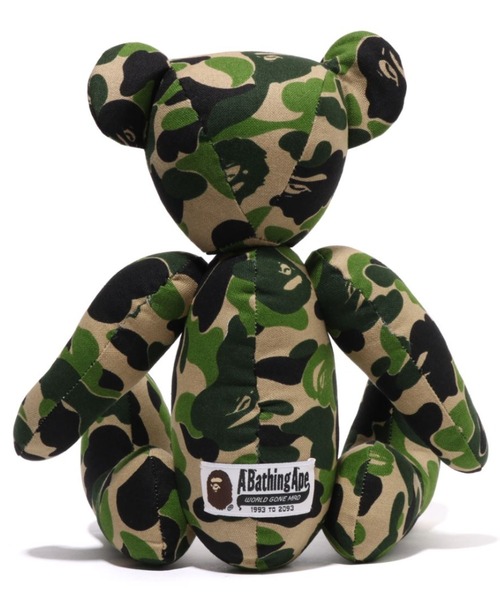 ABC CAMO BEAR PLUSH DOLL 35CM（フィギュア）｜A BATHING APE（ア
