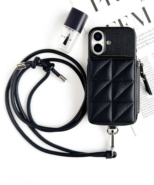 Mag Shoulder Mini wallet MagSafe対応 コインケース ストラップ