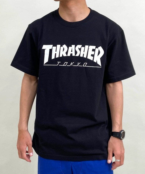 ムラサキスポーツ限定】THRASHER/スラッシャー TOKYOロゴ TH91419