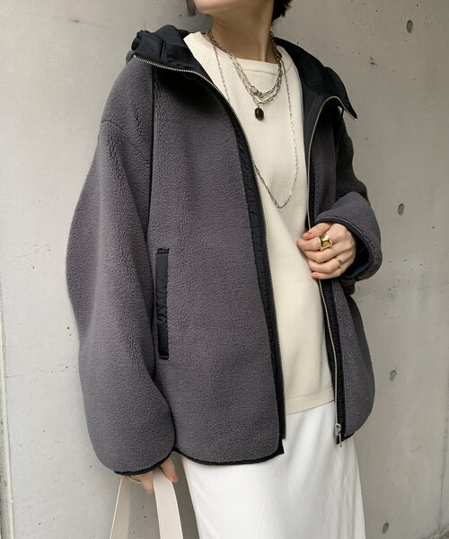 DouDou（ドゥドゥ）の「ボアフーディーコート（その他アウター）」 - WEAR