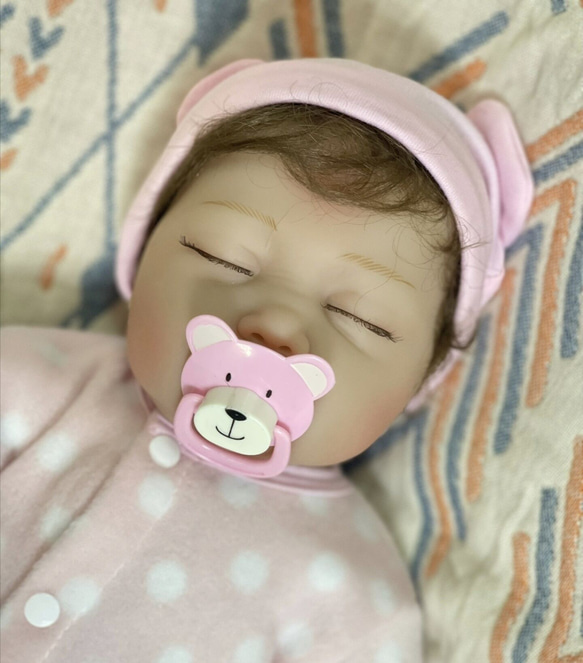 Peach♡｝リボーンドール 赤ちゃん人形 幸せそうな寝顔 その他人形