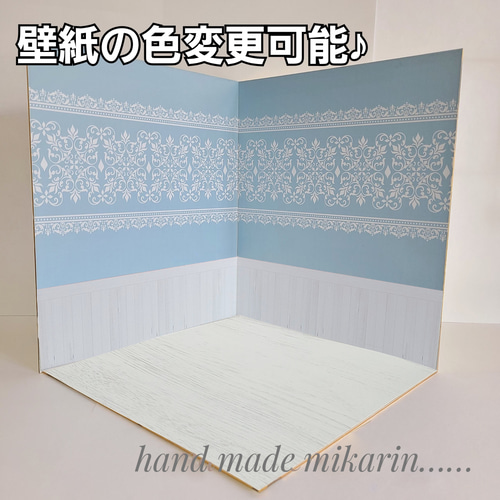 撮影用背景ボード（レース）【ドールハウス】 その他人形 みかりん