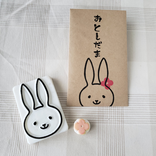 シンプルなうさぎさん❁消しゴムはんこ❁ はんこ・スタンプ mayuchi