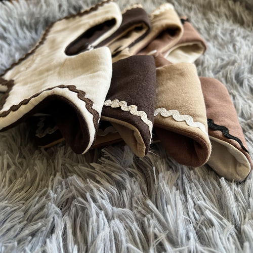 なみなみスタイ ハンドメイド スタイ オーダースタイ お名前刺繍 出産