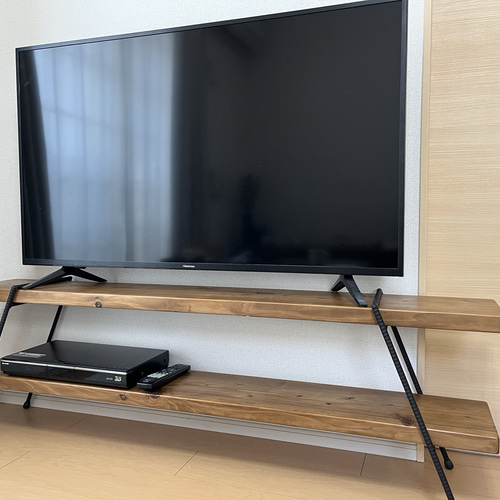 送料無料 アイアンラック ハンドメイド 新生活 テレビ台 ベンチ テレビ