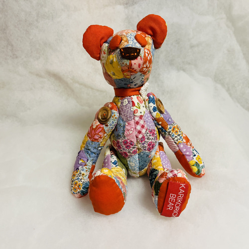 KARIKORICK BEAR パッチワークキルトのくまさん ぬいぐるみ karikorick