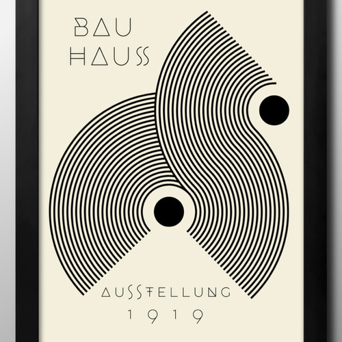 13594 ポスター 絵画 A3サイズ『新作 バウハウス BAUHAUS』アート