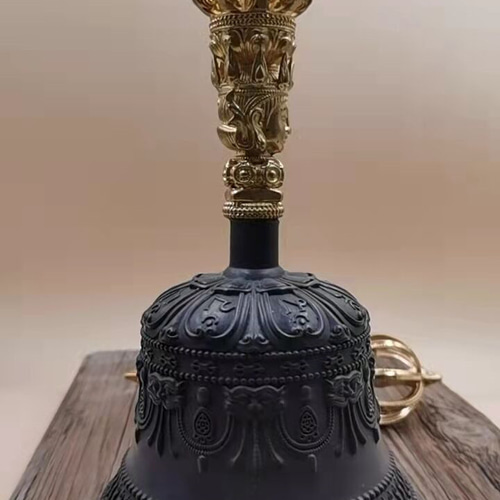 法器 九鈷金剛鈴 鐘 密教法具 真鍮製 26CM その他アート 財前 通販