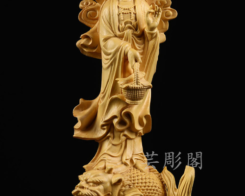 観音様 観音菩薩 供養品 禅意 木彫仏像 仏教工芸品 彫刻 芸彫閣 通販