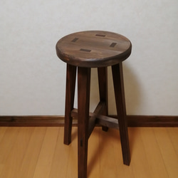 木製スツール 高さ58cm 丸椅子 stool 椅子（チェアー）・スツール toa