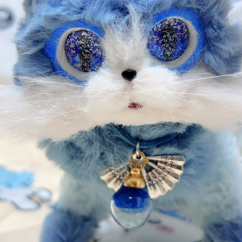 雪狐ケモノ 弟狐 アートドール ぬいぐるみ ぬいぐるみ ケモノの子 通販