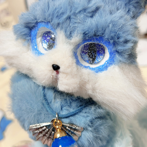 雪狐ケモノ 兄狐 アートドール ぬいぐるみ ぬいぐるみ ケモノの子 通販