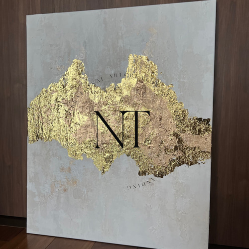 アート 絵画 インテリア海外 抽象画 モダン ホテル ギフト 金箔