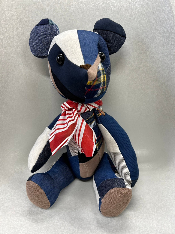 パッチワーク テディベア ぬいぐるみ 1分の1 SHOP 通販 17629033