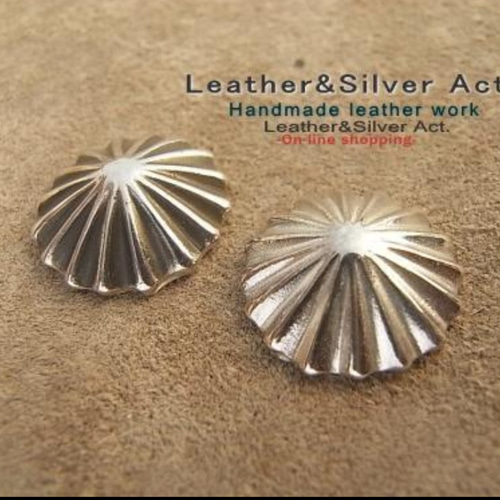 ハンドメイド オリジナル シルバーアポロコンチョ silver925 レザー