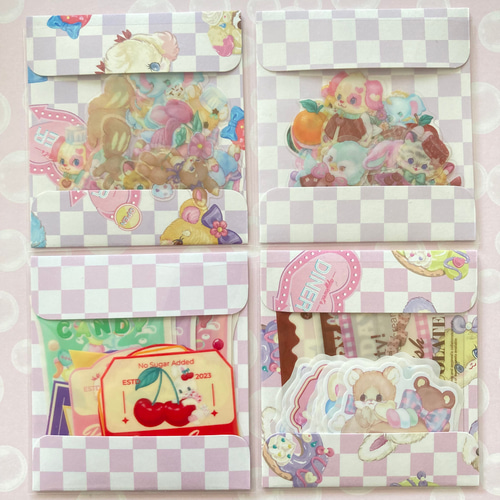 ミニ蛇腹ファイル おすそ分けファイル No.6 フレークシール ayyjewel