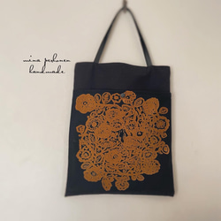 flowernest もこもこグラニーバッグ ミナペルホネン ハンドメイド ミナ