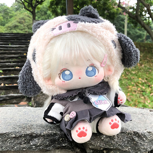 着せ替えぬいぐるみ 20cmぬいぐるみ ＜恋＞ ぬいぐるみ 白髪 青目