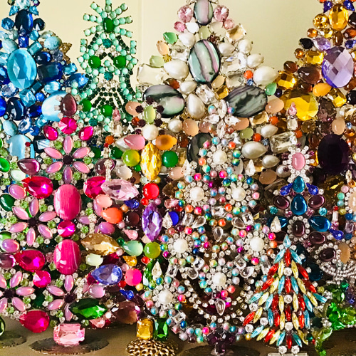 チェコガラス ビンテージ クリスマスツリー ヴィンテージ チェコ