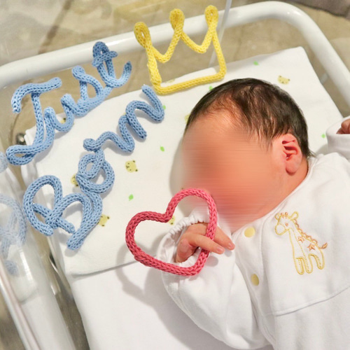 ウールレター JustBorn 新生児 雑貨・その他 soufflé♡woolletter 通販