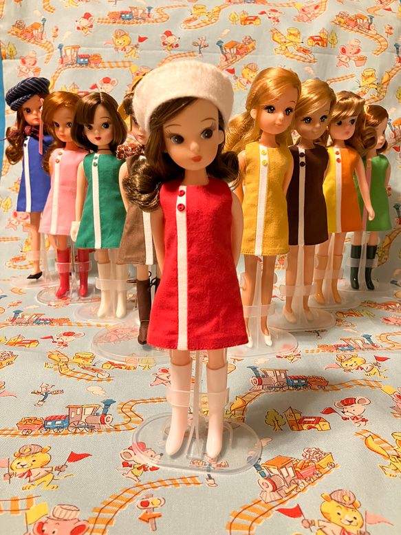 初代リカちゃん 着せ替え アウトフィット レトロ 1960年代 その他人形