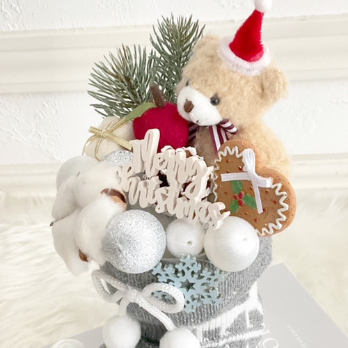 動物モチーフ【クリスマス2025】数量限定！ふわふわクマちゃんの