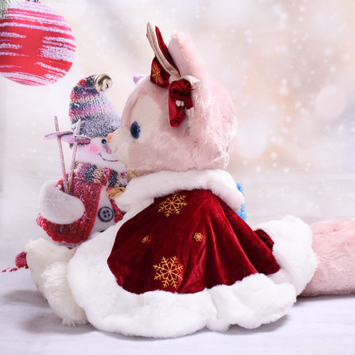 リーナ・ベル用 Mサイズ ぬいぐるみ着せ替え服クリスマスコスチューム