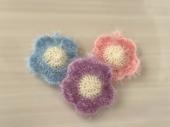 受注生産】編み物 スセミたわし(花) その他インテリア雑貨 GORINOTE