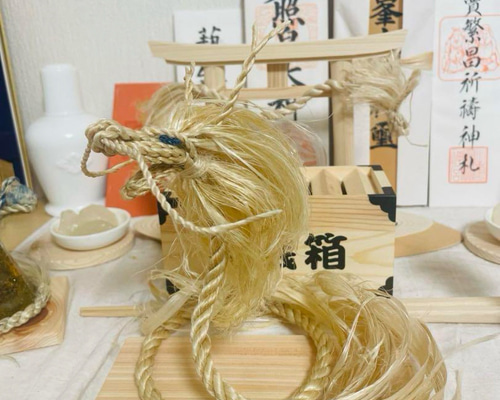イザナギ（梅）巫女おまもり【送料無料】精麻 守護 龍神 縁起物 神棚