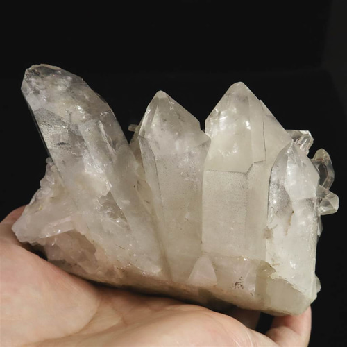 山梨県黒平水晶峠産 水晶クラスター 914g #50488 天然石 榎本通商 通販