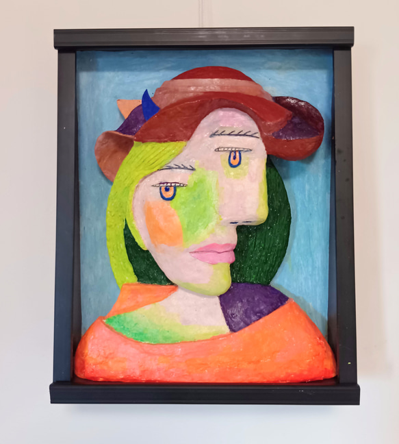 キュビスムの女の顔」(未来アート) 絵画 山川善作 通販 19148669