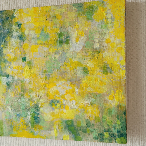 原画 絵画 『夜空に咲く』油絵 キャンバスサイズF4 気軽に アート 癒し