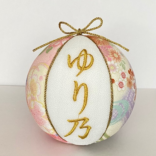刺繍 手鞠 桃 名入れオーダー 名入れ フォトフレーム・写真立て 和小物