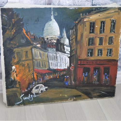 モンマルトルの街並み 絵画 Michiko 通販 7573128｜Creema(クリーマ